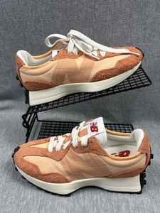 Zapatillas Mujer New Balance 327 7 M Marrón Naranja Caminar Cómodas Estilo de Vida - Imagen 1 de 15