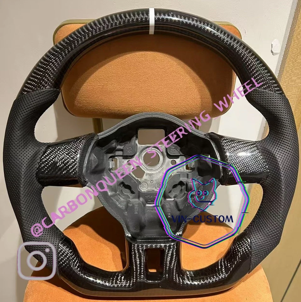  Volante FIBRA DE CARBONO PARA VW/MK6/Golf 6/Tiguan/Touran/Caddy/Polo/JETTA Foto 1 de 4