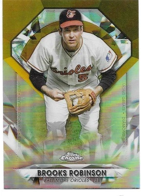 2022 Topps Chrome Update Series - Diamond Greats Chrome Brooks Robinson #DGC-28 - Image 1 of 2