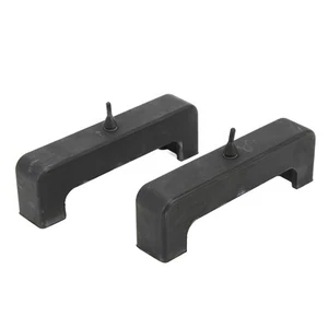 ▫2Pcs Rubber Radiator Insulator Pads Black Radiator Mount Bushings For Express - Picture 1 of 12