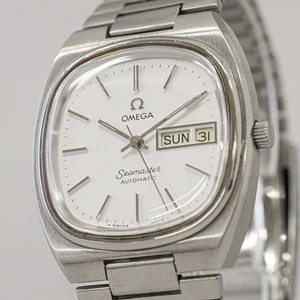 OH Serviced *NEAR MINT* Vintage OMEGA Seamaster Cal.1020 Automatic Date Men's TV - Picture 1 of 17
