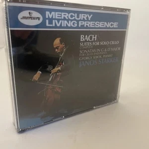 Janos Starker Mercury Bach Six Suites Sonatas G major Audiophile NEW SEALED CD - Picture 1 of 3