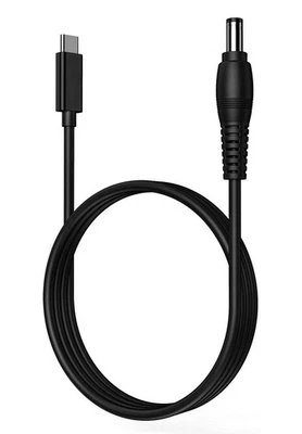 Vienon 5 pies USB C a DC 5,5 mm x 2,1 mm Cable de carga de alimentación para computadora portátil (5521), 2... Foto 1 de 4