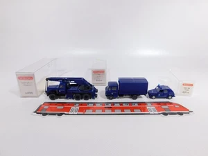 DI269-0, 5 #3x wiking H0 1:87 Model THW 691 VW 694 Kw Magirus 695 MB Mint+Box - Picture 1 of 5