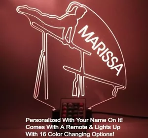 Lámpara de iluminación nocturna para gimnasta en barras LED atletismo gimnasia personalizada gratis - Imagen 1 de 12