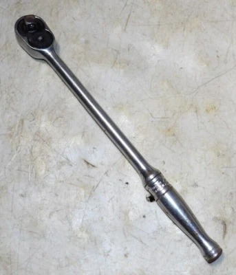 Vintage Snap-On FL720 3/8" Drive Ratchet Socket Wrench USA 10 1/4" Long - Image 1 of 4