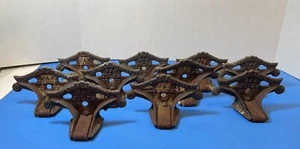 10 ANTIGUOS PROTECTORES DE HIELO DE HIERRO FUNDIDO 1923 S&S MFG CO SLATINGTON PA TECHO PÁJAROS DE NIEVE - Imagen 1 de 19