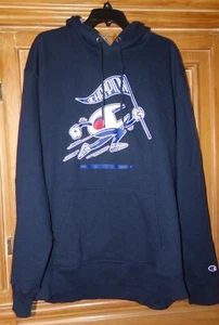 CHAMPION MENS SIZE XXL 2XL BLUE HOODIE SWEATSHIRT LONG SLEEVES - Picture 1 of 2