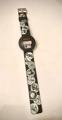 Promotional Kelloggs MLB Baseball Watch new w/ Instructions Cubs Giants Braves Cover