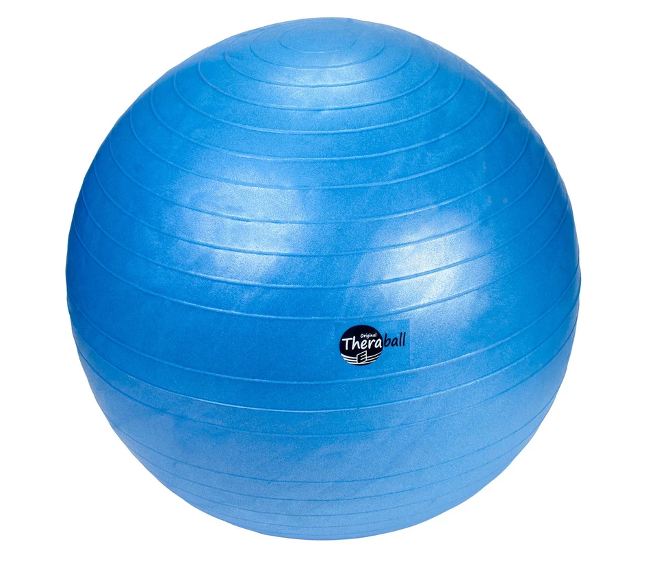 Erhard Sport Theraball - Gymnastikball - Sitzball - 70 cm blau - Gymball