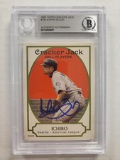 2005 Topps Cracker Jack ICHIRO AUTO ON-CARD BGS Authenticated 