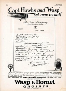 1929 Pratt & Whitney Aircraft Engine Ad 10/24/2024g - Picture 1 of 1