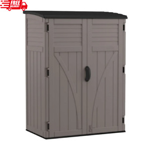53 in. W x 32.5 in. D Resin Vertical Tool Shed