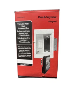 Caja multimedia de TV empotrada Legrand Pass & Seymour 1 banda - Imagen 1 de 2