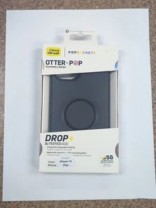 OtterBox Symmetry + PopSockets Case for iPhone 14 Plus – Black – DROP+ Protect - Photo 1 sur 1