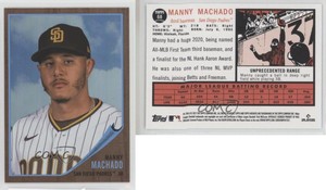 2021 Topps Archives 1962 Topps Blue Foil /25 Manny Machado #68
