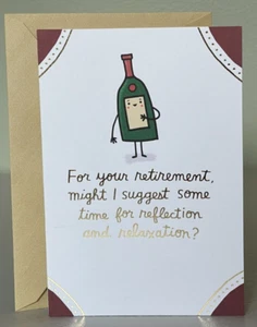 Hallmark Shoebox RETIREMENT Humor Card w/Envelope ~ New/Unused - Picture 1 of 2