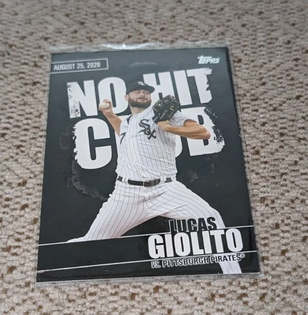2022 LUCAS GIOLITO TOPPS NO HIT CLUB BLACK INSERT PARALLEL /299 (WHITE SOX) - Image 1 of 1
