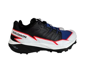 Salomon Thundercross Trail-Running Shoe Men Surf The Web Black Neon Flame 11 - Picture 1 of 7