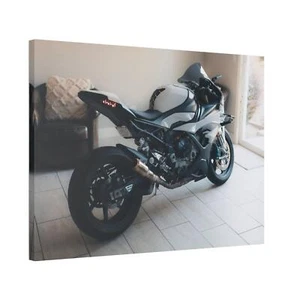 BMW Inspired S1000RR High Resolution Museum Quality Horizontal Canvas Print #001 - Picture 1 of 10