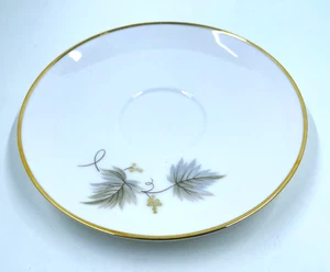 Vajilla platillo Noritake Ivory China FANTASIA 7532 Japón 6" hojas tono dorado - Imagen 1 de 5