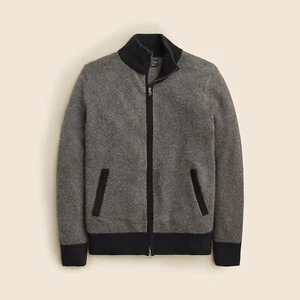 J.Crew Cashmere full-zip sweater in bird's-eye stitch XL NWT! - Picture 1 of 5