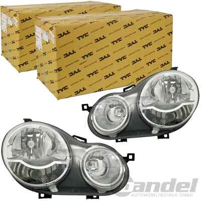 2x FAROS TYC H1 H7 CON LWR+MOTOR IZQUIERDA+DERECHA VW POLO 9N IV 2001-2005
