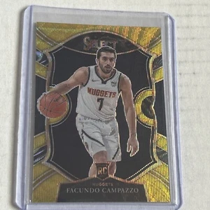 2021 Panini Select Facundo Campazzo #83 Gold Wave Rookie Denver Nuggets - Picture 1 of 2