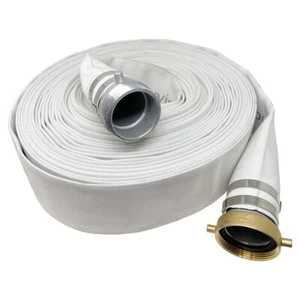 Gloxco 3" ID, Single Jacket Mill Hose Assembly (Aluminum Pin Lug Fittings) Wh... - Picture 1 of 1