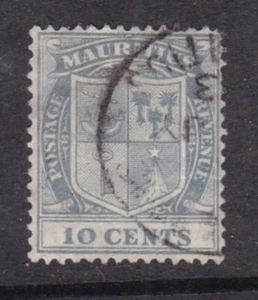 Mauritius 1921 10c grey wmk multiple script CA (C431d) - Picture 1 of 1