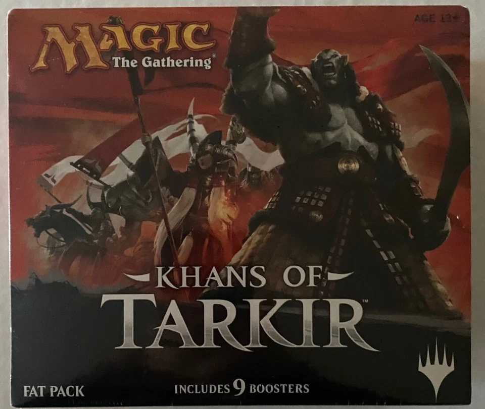 MTG Magic the Gathering KHANS OF TARKIR Bundle FAT PACK  9 BSTRS tear NEW LOOK! - Image 1 of 4