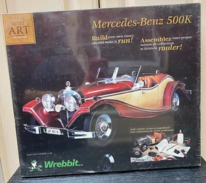 VINTAGE RARE 1999 WREBBIT 3D MODLE PUZZLE MERCEDES BENZ 500K ROADSTER  NIB - Picture 1 of 3