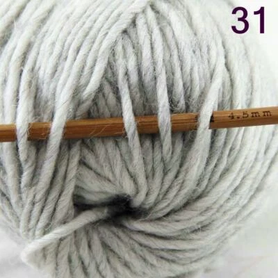 AIPYARN 1BallX50gr Chales de Mano Gruesos Lana Arco Iris Tejer Hilo de Ganchillo 31 Foto 1 de 4