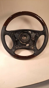 Mercedes-Benz S Class W220 S600 S500 S430 CL500 AMG leather/wood steering wheel - Picture 1 of 12