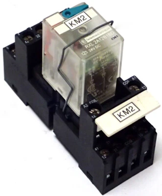 RELÉ TELEMECANIQUE RXL 2A12B1BD 250vac BOBINA 24Vdc con enchufe RXZE 1M114M PROBADO Foto 1 de 4