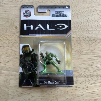 HALO NANO METALFIGS - Figura Coleccionable Master Chief DieCast Metal Nueva en Caja Foto 1 de 4