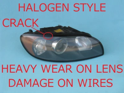 06 07 08 09 10 VOLVO C70 RIGHT PASSENGER HALOGEN HEADLIGHT LIGHT LAMP USED OEM 3 - Image 1 of 4