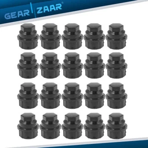 20x Wheel Nut Cover Replaces GM ,9593028 fits Buick Chevy GMC Pontiac Black - Picture 1 of 10