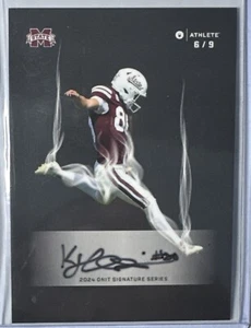 Kyle FERRIE ONIT ATHLETE AUTO SMOKE 6/9 Mississippi State Niner 69er 2024 - Picture 1 of 2