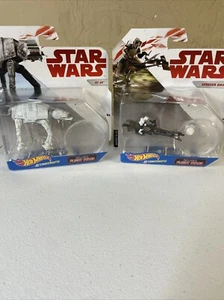 Star Wars Speeder Bike e At-At Starships Hot Wheels - Foto 1 di 4