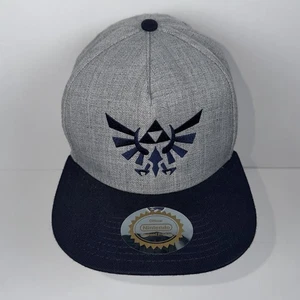 Nintendo Legend Of Zelda Snapback Mütze Twilight Princess/Skyward Sword Navy Grau - Bild 1 von 7