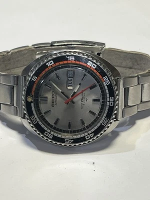 SEIKO RARO VINTAGE SPORT DIVER, 7006-8030, ESFERA GRIS, ORIG., AUTOMÁTICO, 19J, SS, BUENO Foto 1 de 4