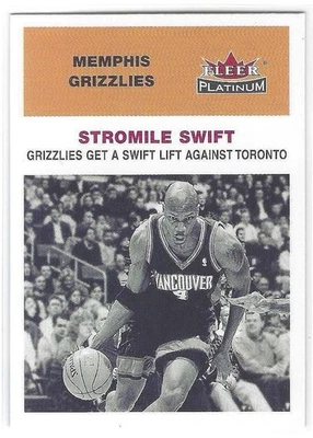 Stromile Swift 2001-02 Fleer Platinum SP #205 Memphis Grizzlies Rookie - Image 1 of 2
