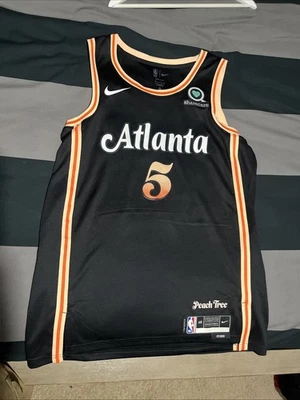 Camiseta autêntica DeJounte Murray 2022-23 Atlanta Hawks City Edition tamanho 48+2 - Imagem 1 de 4