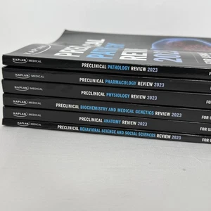 Kaplan Medical Preclinical Review 2023 USMLE Step 1 COMLEX Level 1 6 Book Set - Picture 1 of 8