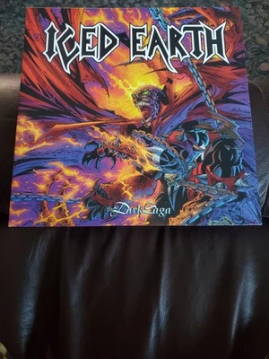 The Dark Saga by Iced Earth (Vinyl, 2023) Red Vinyl Limited Edition Foto 1 de 4