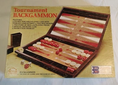 Vintage 1973 Milton Bradley E.S. Lowe Tournament Backgammon - Read Description - Image 1 of 4