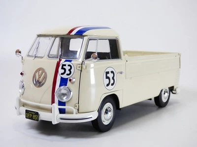 VOLKSWAGEN COMBI T1 pick up Racer n°53 1/18 Choupette Herbie VW - Immagine 1 di 4