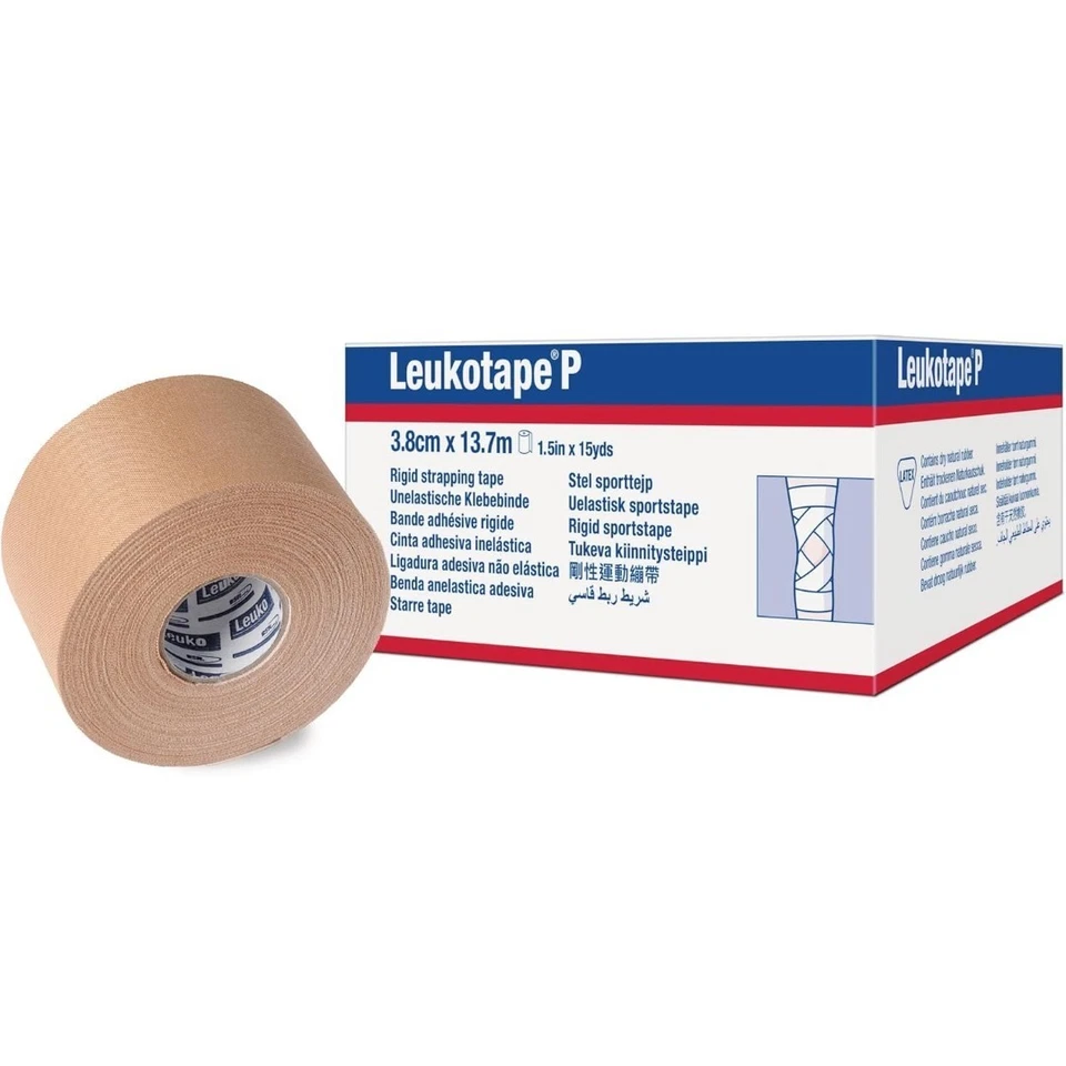 Fita adesiva Leukotape P – para lesões esportivas, tensões e entorse... - Imagem 1 de 4