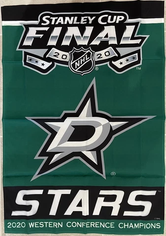Dallas Stars Hockey NHL 2020 Western Conference Champions Flag Banner 28X40 Cover